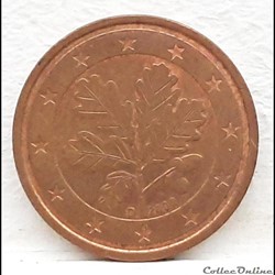 Allemagne - 2002 - D - 2 cents