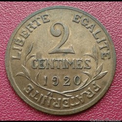 1920 - 2 centimes