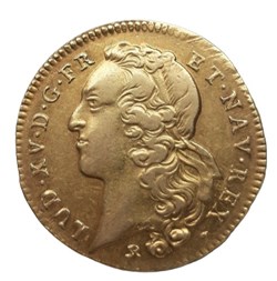 1751 - Double Louis d'or au bandeau