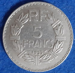 1933 - 5 francs