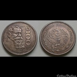 Mexique - 100 pesos 1984