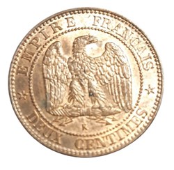 1862 K - 2 centimes