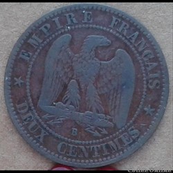 1853 - 2 centimes