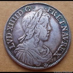 1652 - Demi écu a la mèche longue