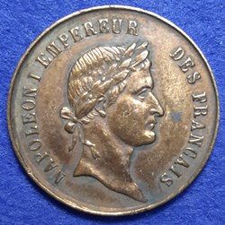 1852 - Médaillette Napoléon Ier / Napoléon III