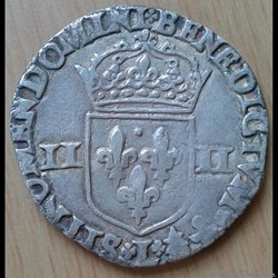 1590 L - 1/4 ècu - Henri IV