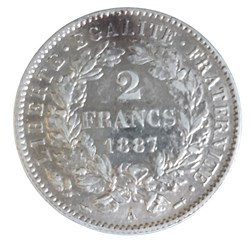 1887 A - 2 francs