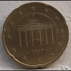 Allemagne - 2002 - A - 20 cents