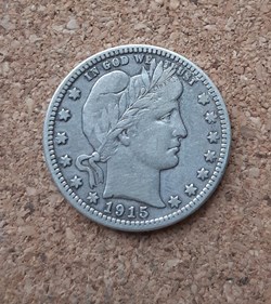 USA - 1/4 dollar 1915 D