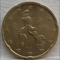 Italie - 2002 - 20 cents