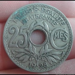 1928 - 25 centimes