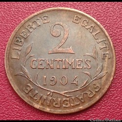 1904 - 2 centimes