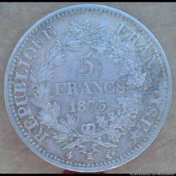 1873 K - 5 Francs