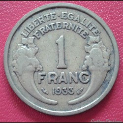 1933 - 1 franc