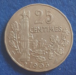 1905 - 25 centimes