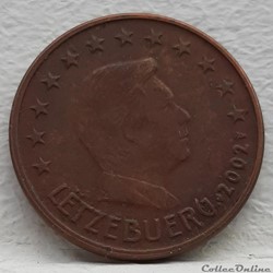 Luxembourg - 2002 - 5 cents