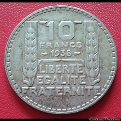 1938 - 10 francs