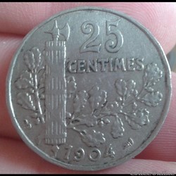 1904 - 25 centimes