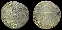 Pal 215 - Valais - Evêché de Sion. Adrien III de Riedmatten / Batz 1644