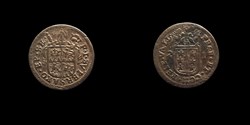 Pal 263 Var 2 - Valais - Evêché de Sion. François-Joseph Supersaxo / Demi Batz 1721