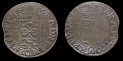 Pal 232 - Valais - Evêché de Sion. Adrien V de Riedmatten / Demi Batz 1684