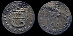 Pal 272 Var 9 - Valais - Evêché de Sion. François-Joseph Supersaxo / Batz 1722