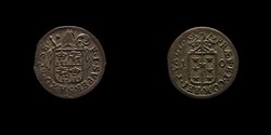 Pal 260 Var 1 - Valais - Evêché de Sion. François-Joseph Supersaxo / Demi Batz 1710