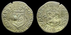 Pal 211 - Valais - Evêché de Sion. Adrien III de Riedmatten / Demi Batz 1645