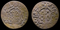 Pal 288 - Valais - Evêché de Sion. François Frederic Am Buel / Batz 1777
