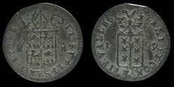 Pal 269 Var 2 - Valais - Evêché de Sion. François-Joseph Supersaxo / Batz 1709