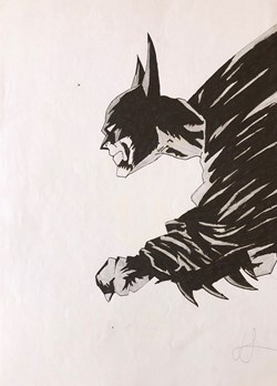 Batman ( pilot, feutre & fusin )