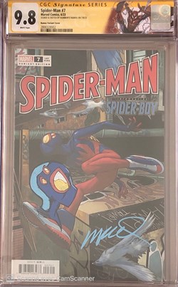 Spider-Man #7 Signature & Sketch de Humberto Ramos.