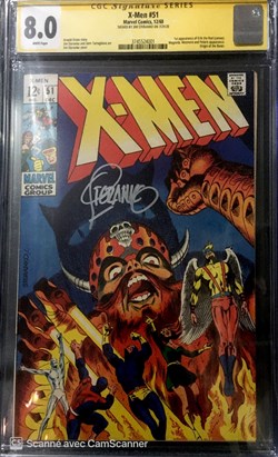 X-men #51 signature Jim Steranko.