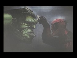 Hulk vs Deadpool .