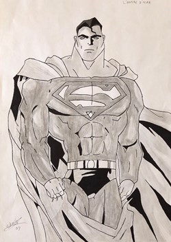 Superman ( pilot , feutre & fusin )