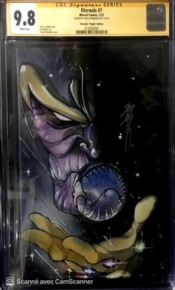 Eternals #7 signature Peach Momoko.