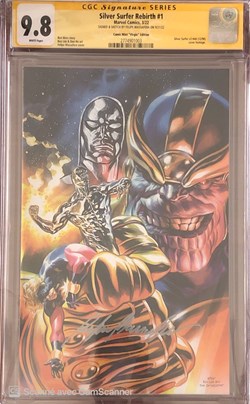 Siver Surfer Rebirth #1 Signature & Sketch de Felipe Massafera.