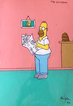 Homer Simpson 2 (cellulo acrylique)