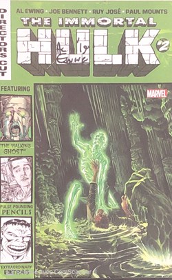 The Immortal Hulk #2 Signé par Al Ewing.