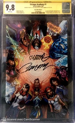 Strange Academy #1 signature Skottie Young & J Scott Campbell.