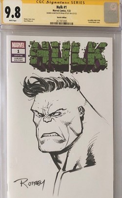 Hulk (signed & sketch Ryan Ottley)