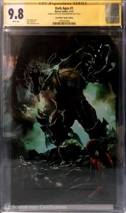 Dark Ages #1 signature & sketch Skan Srisuwan.
