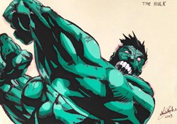 Hulk world breaker (cellulo acrylique)