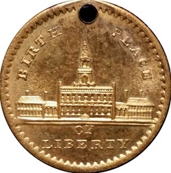 Birth Place of Liberty (Independece Hall) circa 1876