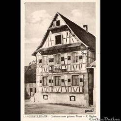 LANGENSULZBACH - Gasthaus zum grünen Baum - F. Becker