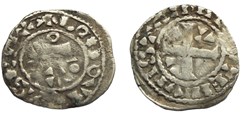 Louis VI - Denier Etampes 5ème type