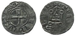 Philippe IV - Denier Tournois à l'O rond var