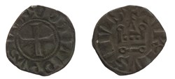 Philippe IV - Obole Tournois à l'O rond