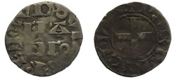 Louis VII - Denier parisis 2ème type