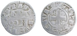 Philippe II - Denier Arras 2ème type